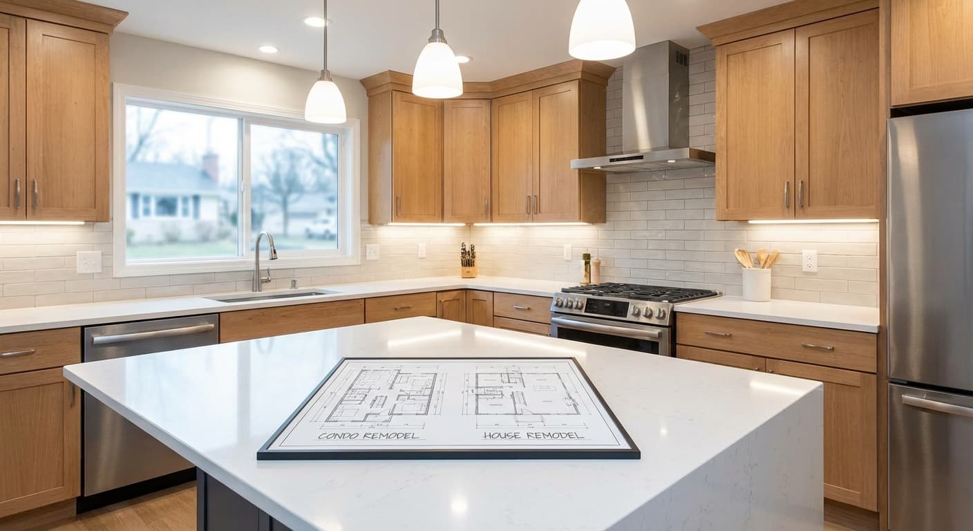 Kitchen Remodeling in a Condo vs a House: Key Differences